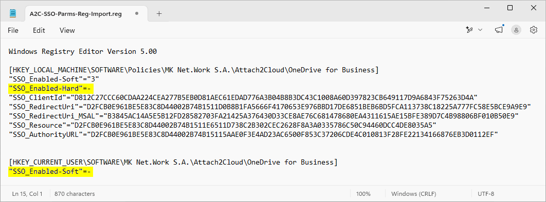 script to register Attach2Cloud in Microsoft Entra - Step 1