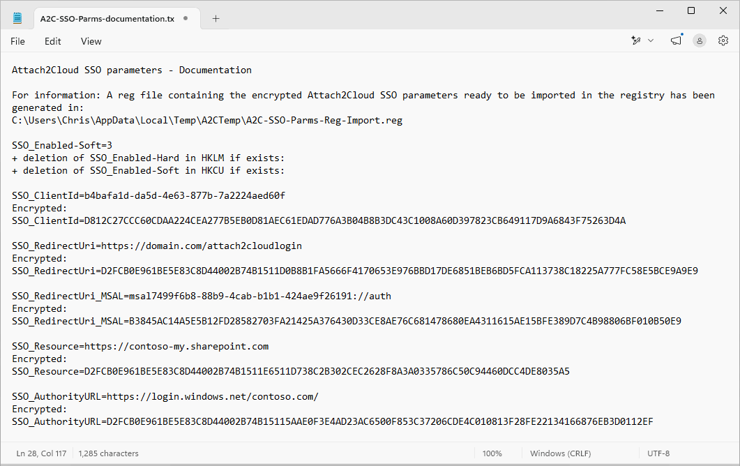 script to register Attach2Cloud in Microsoft Entra - Step 1
